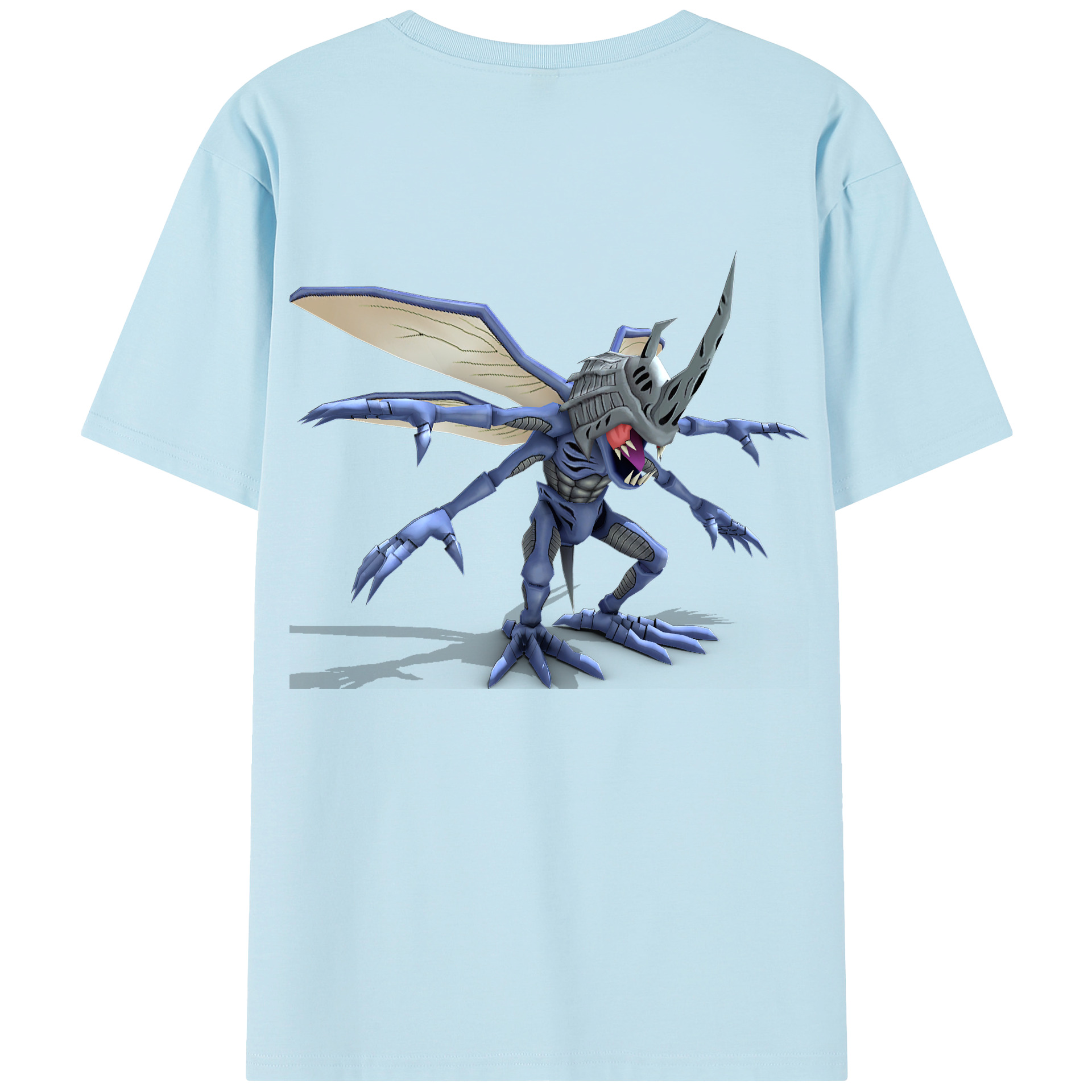 （画像用） Digimon デジタルモンスター/デジモン 綿100％半袖Tシャツ（背面プリント）